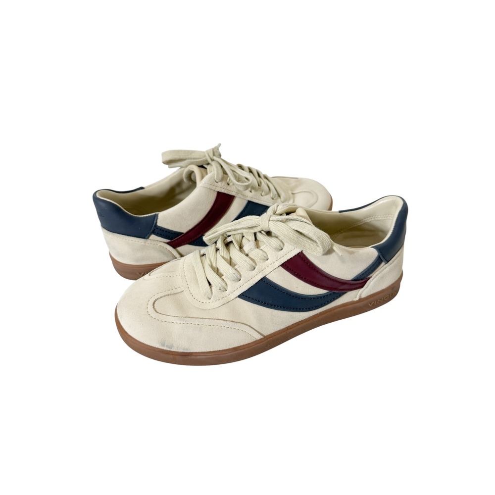 Vince Oasis Womens Suede Moonlight Night Star Retro Sneakers Size 7.5